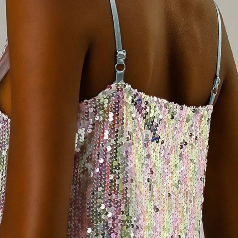 AllegraK Sequins Mini Dress  2 colors available NWOT  BN1 - Picture 6 of 10